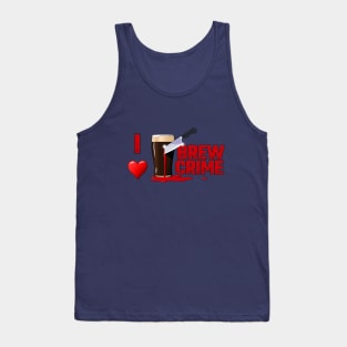 I heart Brew Crime Alternate Tank Top